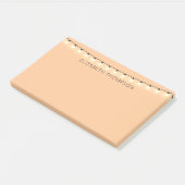 Chaîne Lights sur pêche orange Post-It Notes (Incliné)