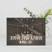 CHAÎNE LUMIÈRES MARIAGE INVITATIONS PERSONNALISÉES (Debout devant)