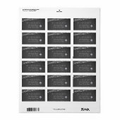 Chaîne Lumières Mason Jar Chalkboard Étiquettes de (Feuille entière)