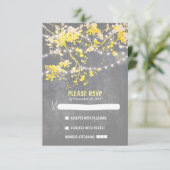 Chaîne lumières moderne mariage rustique cartes RS (Debout devant)