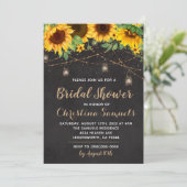 Chaîne Lumineuse Douche nuptiale Invitation (Debout devant)