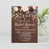 Chaîne Lumineuse Douche nuptiale Invitation (Debout devant)