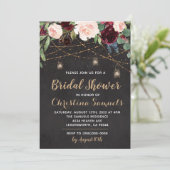 Chaîne Lumineuse Douche nuptiale Invitation (Debout devant)