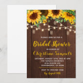 Chaîne Lumineuse Douche nuptiale Invitation (Devant / Derrière)