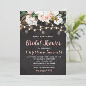 Chaîne Lumineuse Douche nuptiale Invitation (Debout devant)
