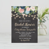 Chaîne Lumineuse Douche nuptiale Invitation (Debout devant)