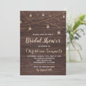 Chaîne Lumineuse Douche nuptiale Invitation (Debout devant)