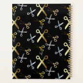 Chaîne Motif ciseaux or et argent brillant (Dos)