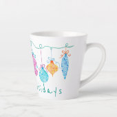 Chaîne Ornements Mug en latte (Droite)