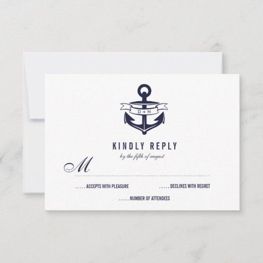 Chaîne simple de lumière mariage RSVP | MARIAGE (Devant)