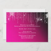 Chaînes de cartes de diplômes en photo rose vif (Dos)