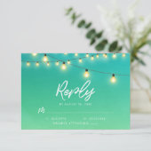 Chaînes de lumière Aquarelle Verre de mer RSVP (Debout devant)