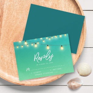Chaînes de lumières Aquarelle Verre de mer RSVP