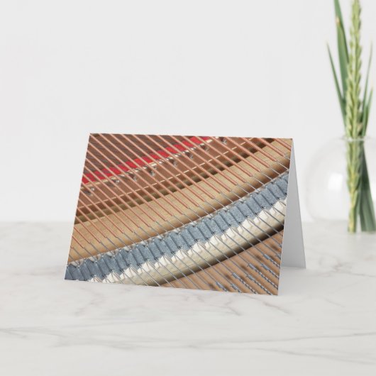 Chaînes de piano - Carte de note blanche (Devant)