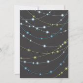 CHAÎNES D'ÉTOILES Invitation Bar Mitzvah (Dos)