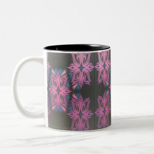 Chaînes pourpres 15 onces. Tasse à deux tons (Gauche)