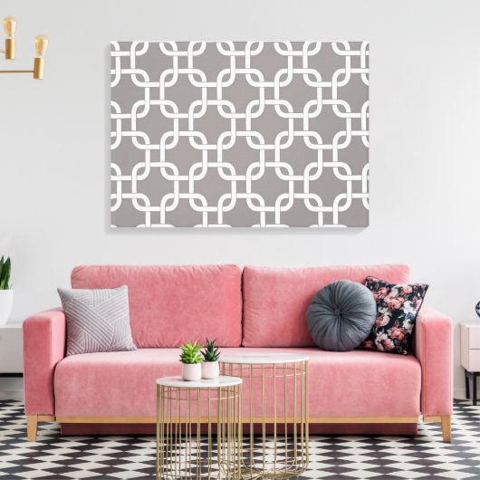 Chainlink Canvas Afdruk (Insitu (Woonkamer))