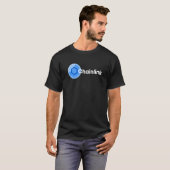 Chainlink Link Coin Cryptocurrency Blockchain Orac T-shirt (Voorkant volledig)