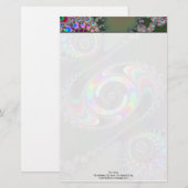 Chainsee - Fractal Briefpapier (Voorkant / Achterkant)
