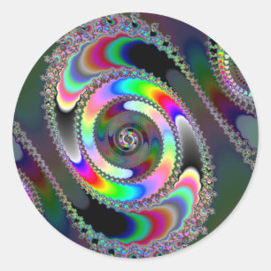 Chainsee - Fractal Ronde Sticker