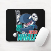 Chainzaag Killer Whale Costume Fun Orca Halloween Muismat (Met muis)