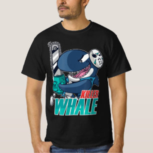 Chainzaag Killer Whale Costume Fun Orca Halloween T-shirt