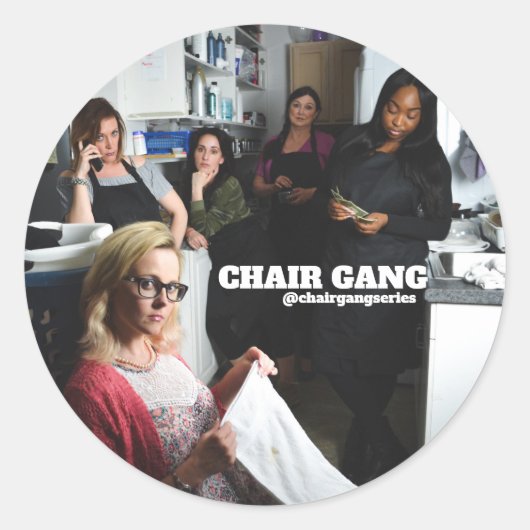 CHAIR GANG achterkamer stickers (Voorkant)