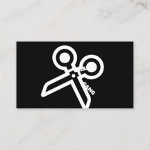 CHAIR GANG-schaar visitekaartjes