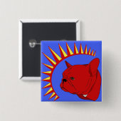 Chairman Tuck Vierkante Button 5,1 Cm (Voorkant /achterkant)