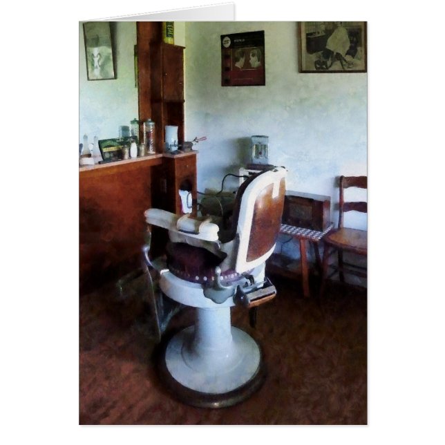Chaise barbier à l'ancienne (Devant)