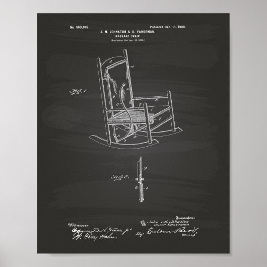 Chaise de massage 1900 Tableau de bord de l'art de (Devant)
