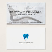 Chaise dentaire | Logo des dents (Devant & derrière)