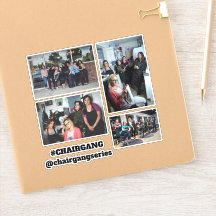 CHAISE GANG saison deux autocollants feuille 2