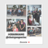 CHAISE GANG saison deux autocollants feuille 2 (Feuille)