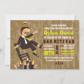 Chaise Hora Dance Bar Mitzvah Invitation (Devant)