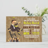 Chaise Hora Dance Bar Mitzvah Invitation (Debout devant)