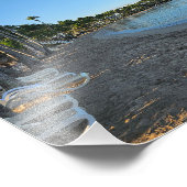 Chaise longue, agrandissement de photo de plage (Coin)
