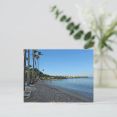 Chaise longue, carte postale de plage (Debout devant)