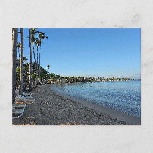Chaise longue, carte postale de plage (Devant)