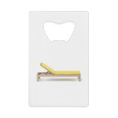 Chaise longue en bois avec matelas (Devant)