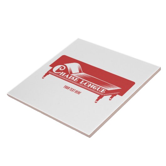 Chaise Longue Tegeltje (Zijkant)