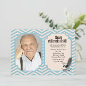 Chaise Rocking Chevron - Invitation photo (Debout devant)