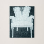 Chaise rose est parti Cyanide Jigsaw Puzzle (Vertical)