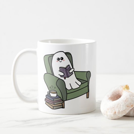 Chaise verte de Mug Scarriapy (Avec donut)
