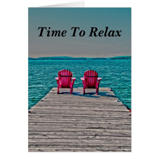 Chaises Adirondack Cottage Profitez de la vie Turq (Devant)