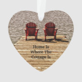 Chaises Adirondack Red Home Est Le Cottage (dos)