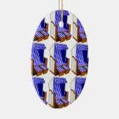 Chaises De Plage Bleu & Blanc Ornement À Thème (Droite)