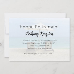 Chaises De Plage Bonne Retraite Invitation