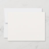 Chaises de plage côtière Carte de note de paraplui (Dos)