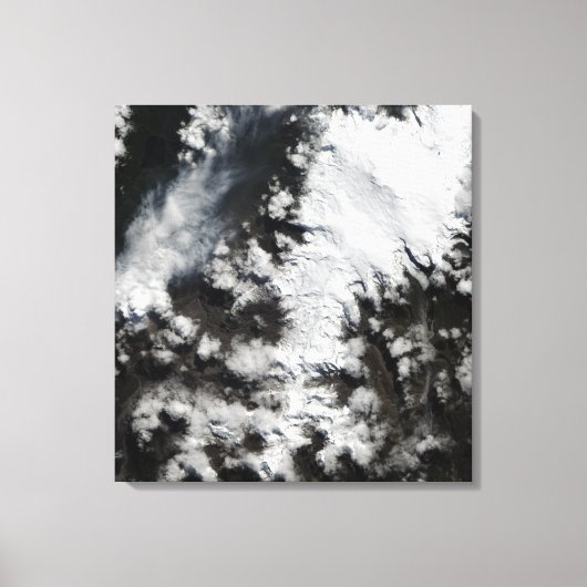 Chaiten Volcano in Chili Canvas Afdruk (Voorkant)